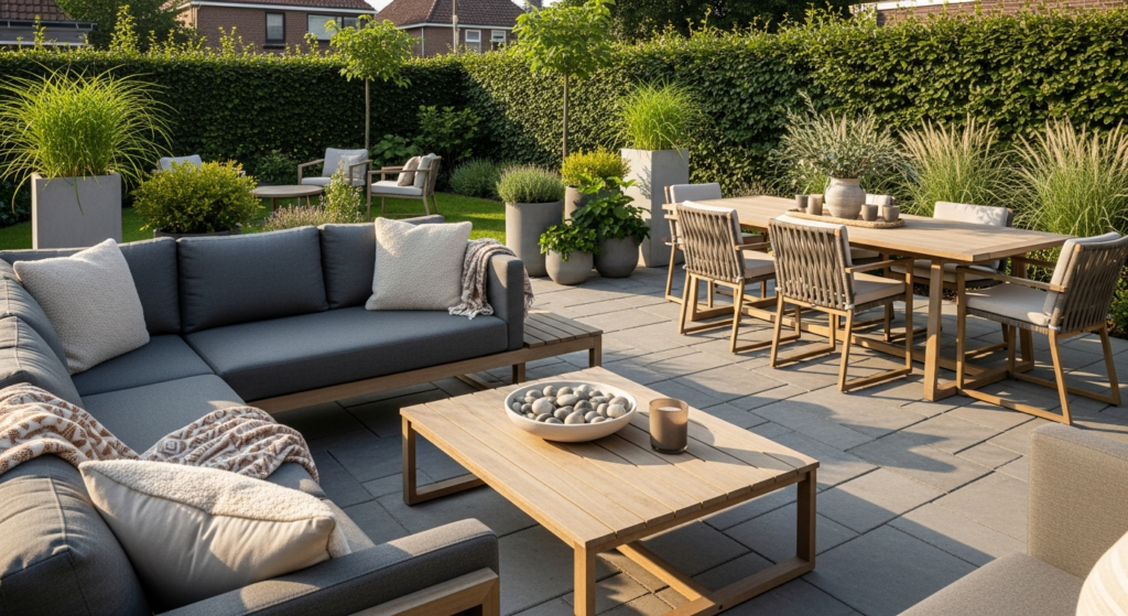 terras inrichten