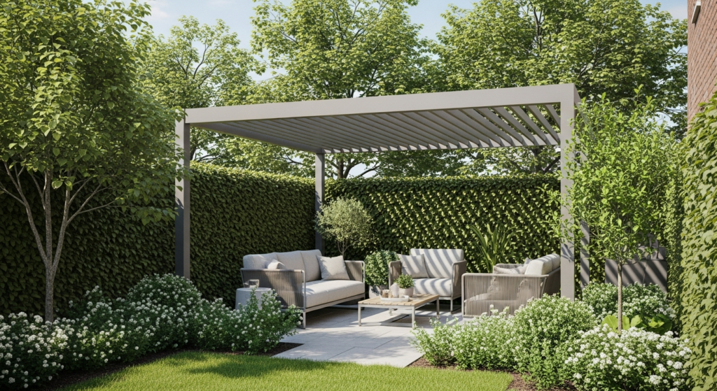 privacy in de tuin